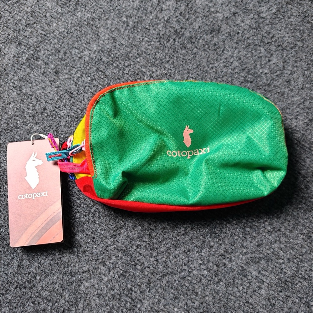 cotopaxi Green, Red & Yellow Compact Gear Pouch